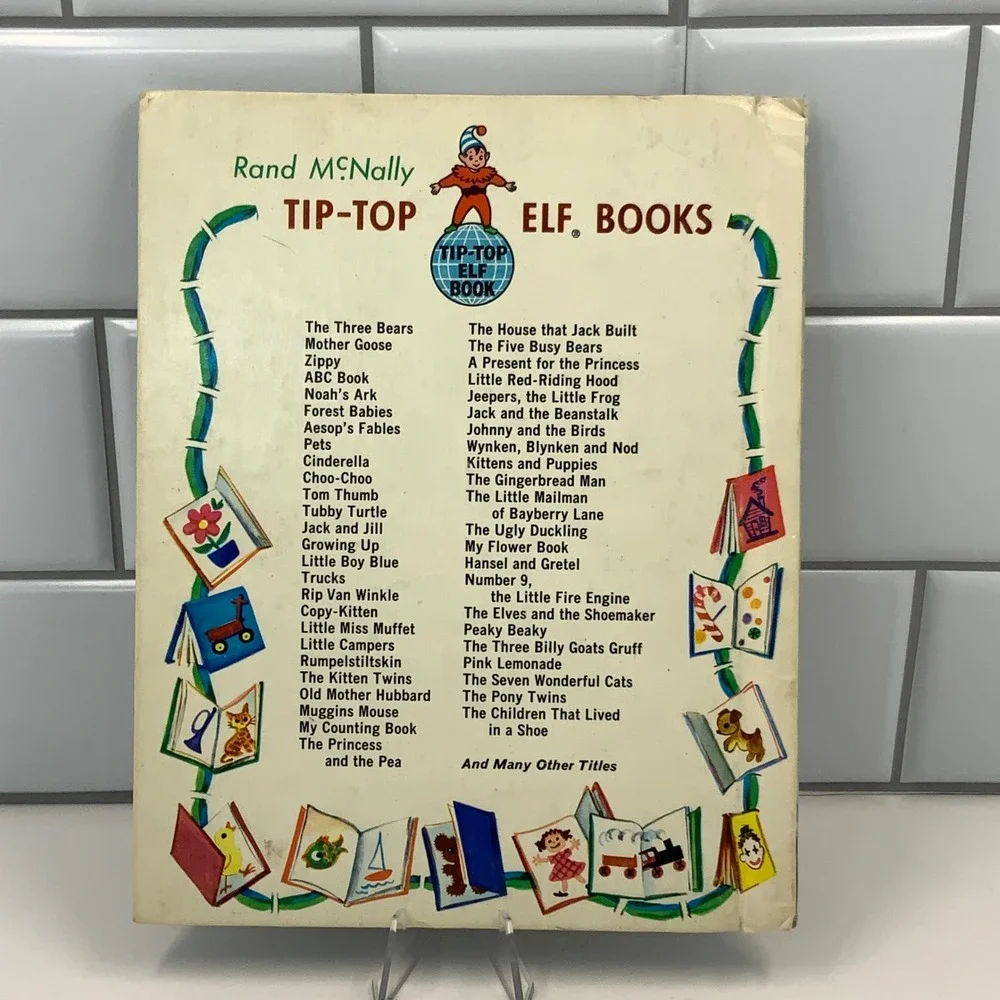 Vintage 1951 Noah's Ark Rand McNally‎ Tip-Top Elf Book Dorothy Bell Briggs 8648